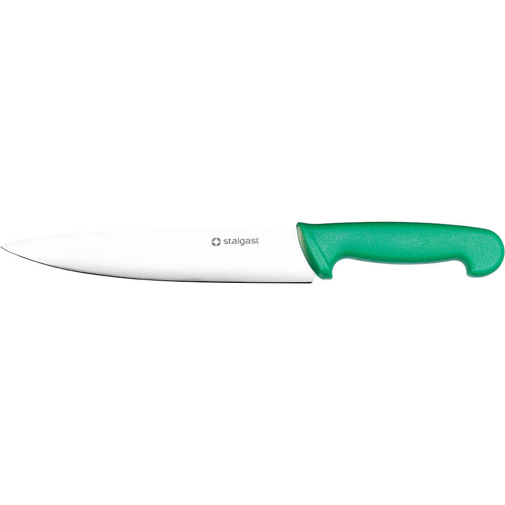 nóż kuchenny, HACCP, zielony, L 220 mm
