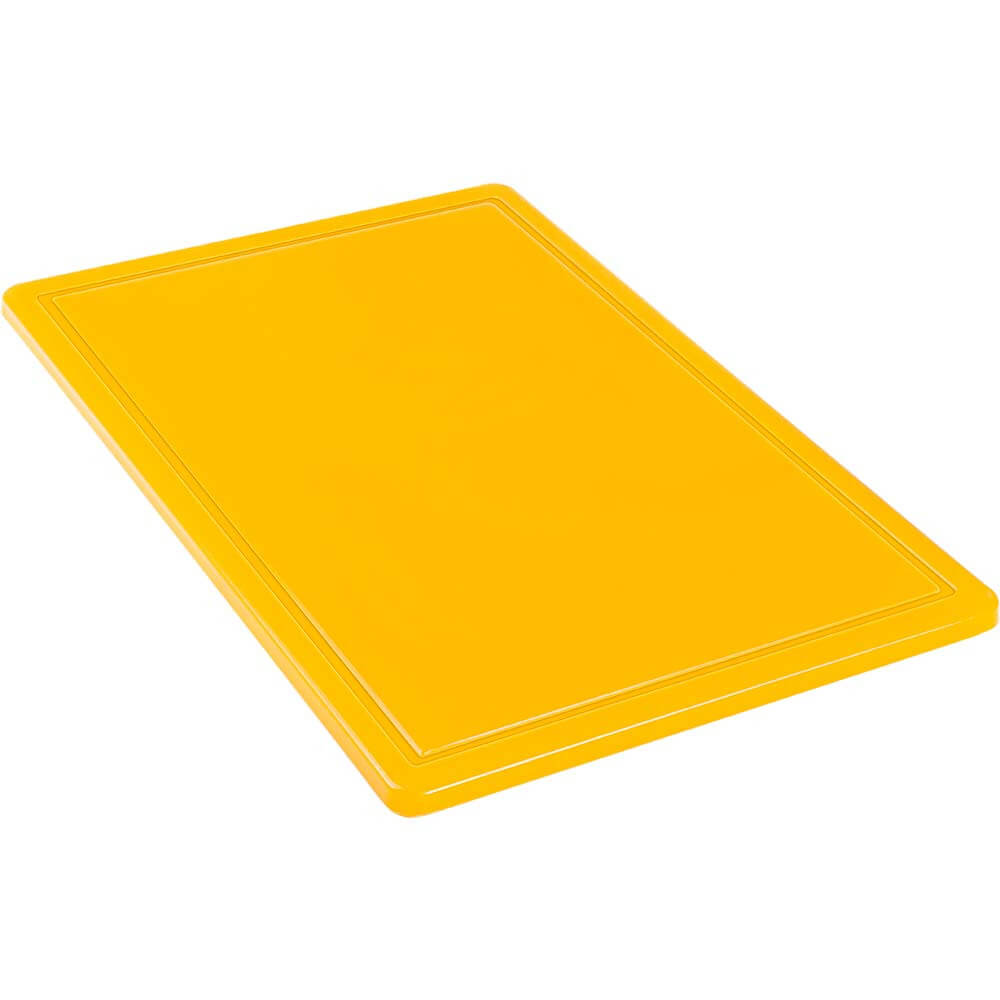 deska do krojenia, żółta, HACCP, 600x400x18 mm
