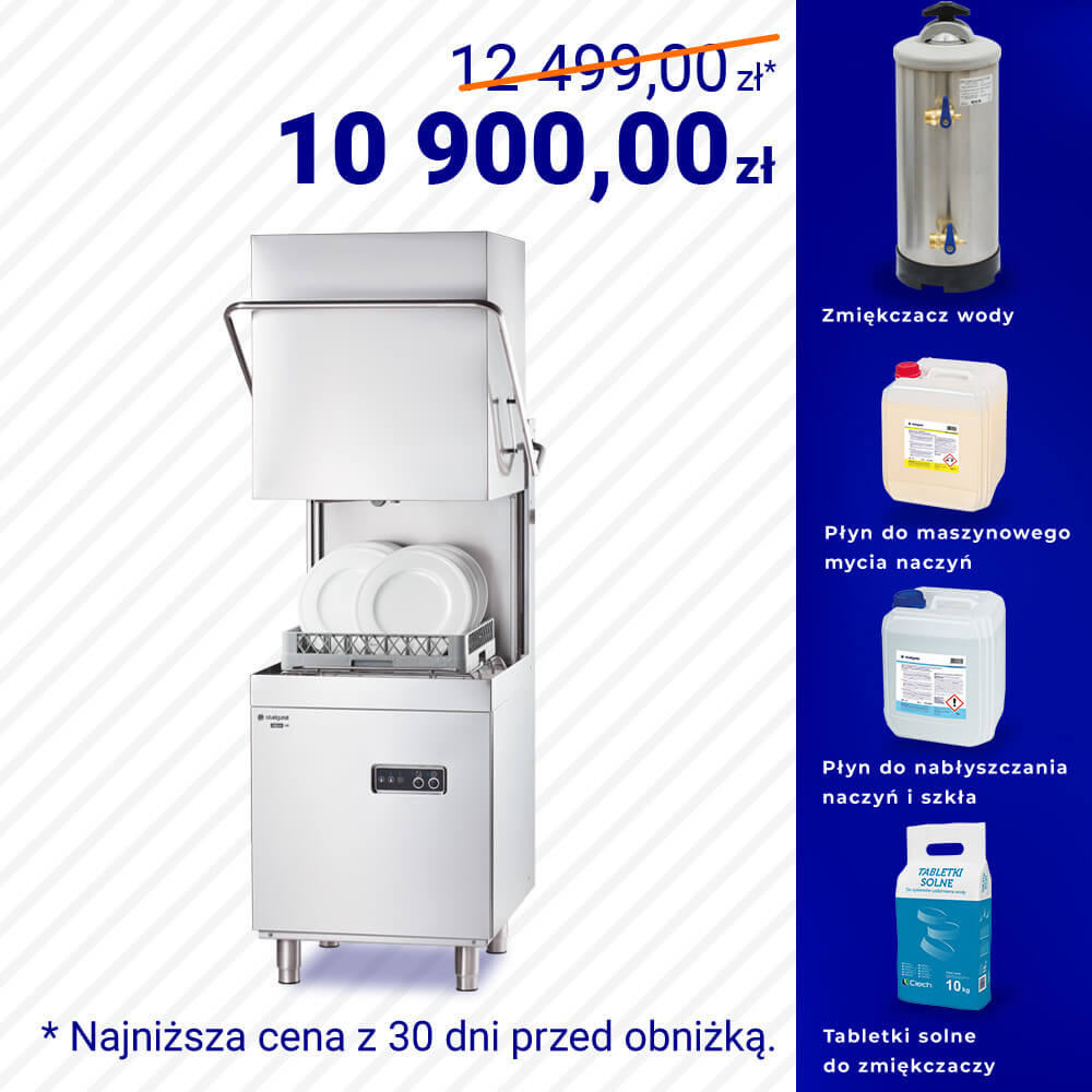 zmywarko wyparzarka, kapturowa z wyposażeniem 803021P35