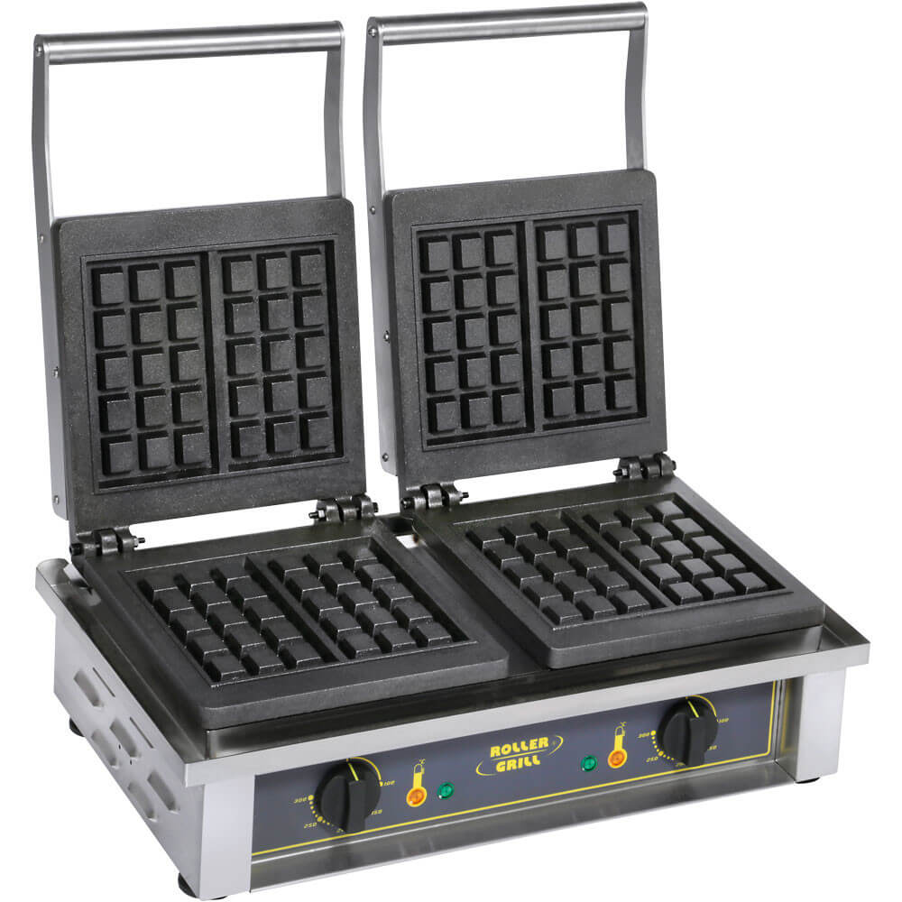 gofrownica podwójna, wzór BRUSSELS, P 2 x 1.6 kW 777222
