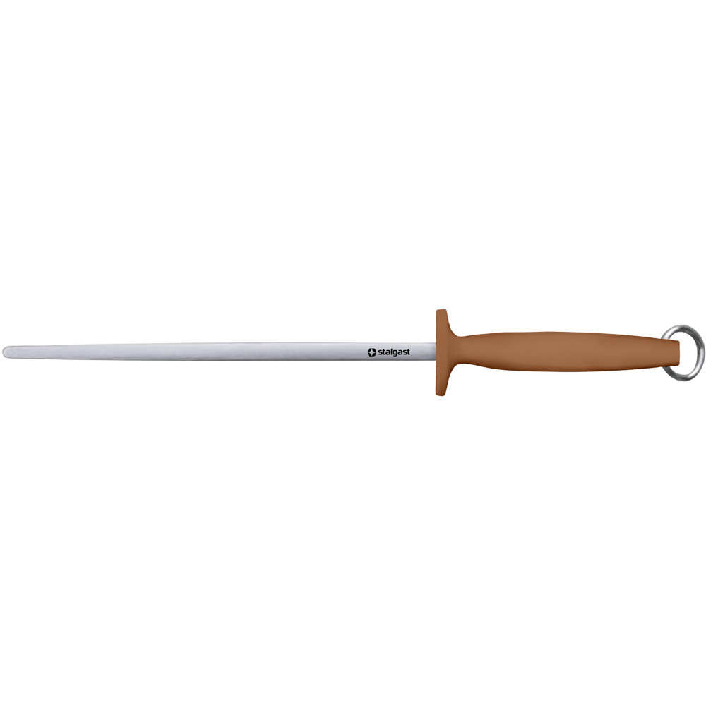 stalka, ostrzałka do noży, HACCP, brązowa, L 230 mm 283233