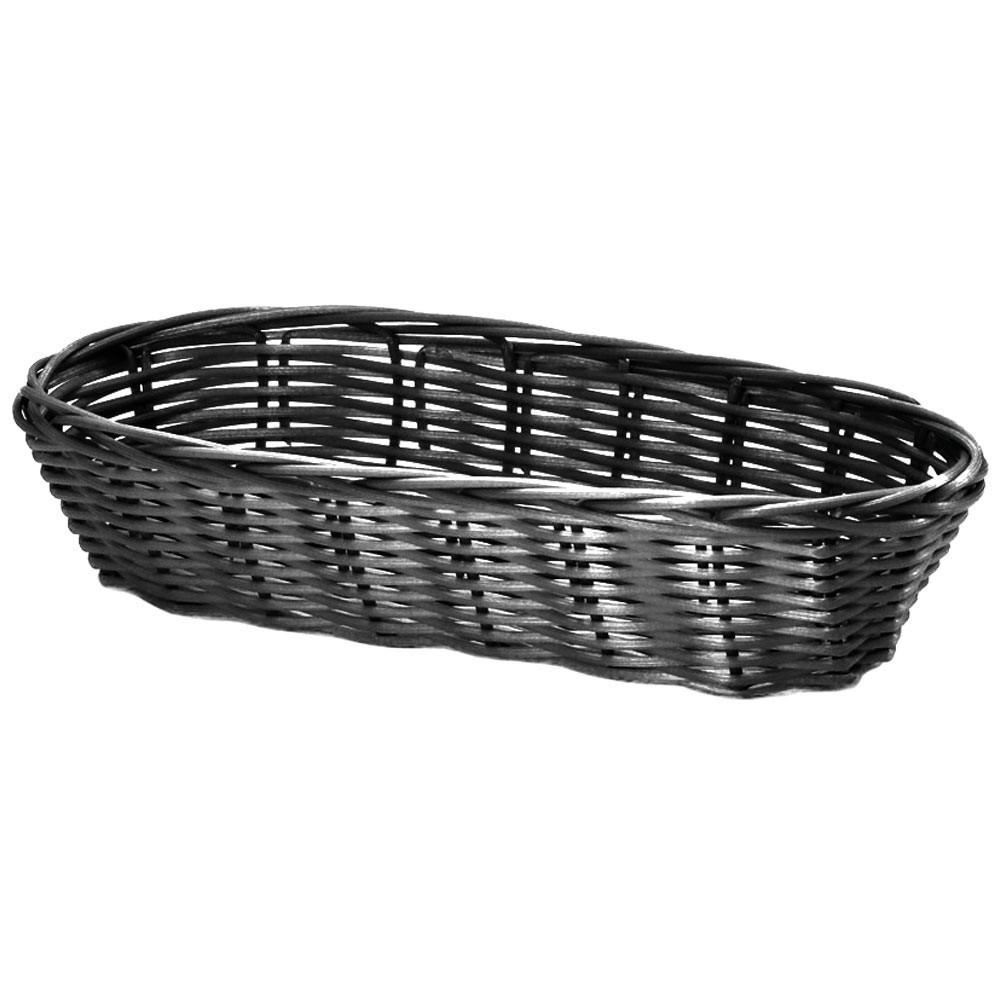 koszyk uniwersalny na sztućce, z polipropylenu, czarny, 230x90x50 mm 361234