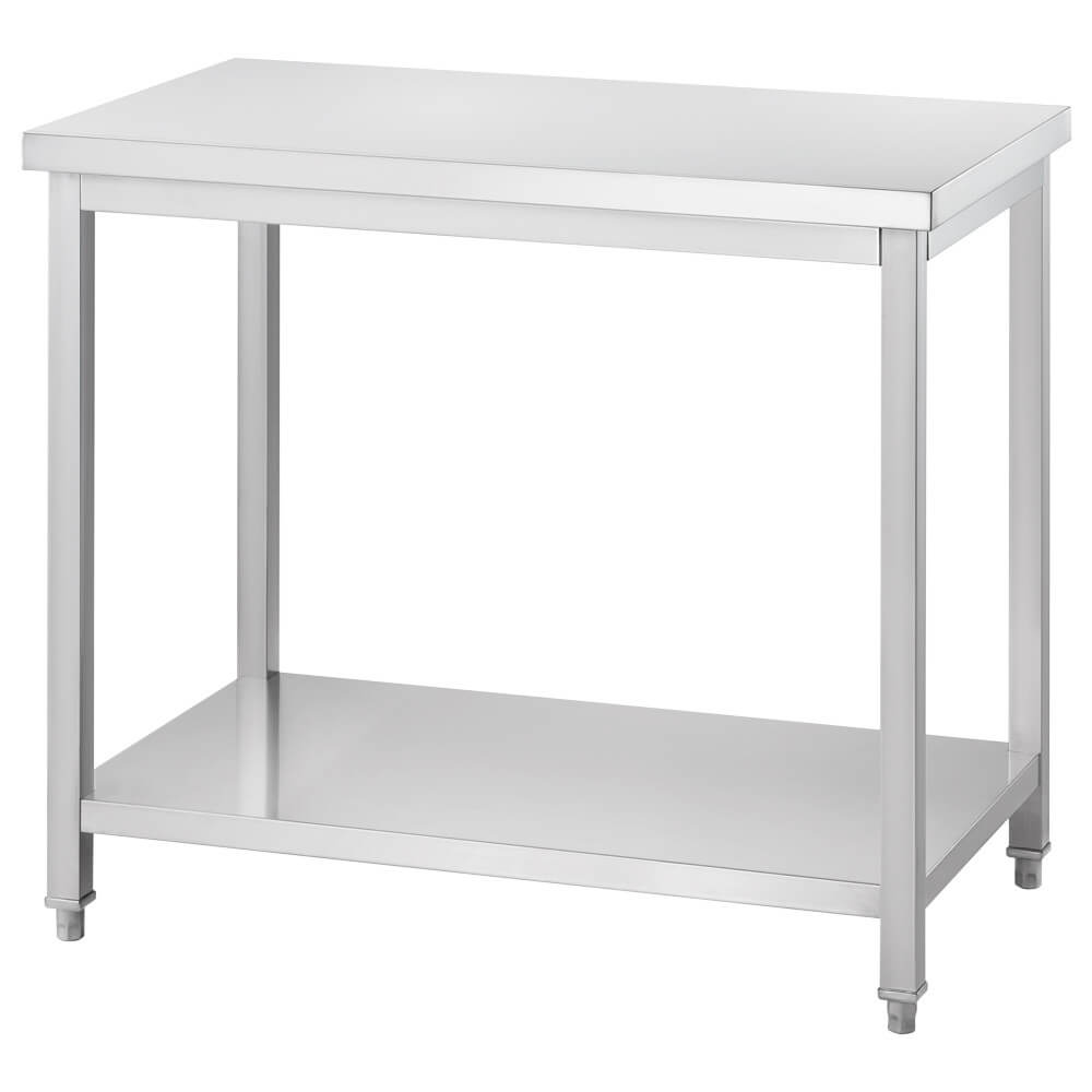 stół centralny z półką 800x700x850 mm skręcany 676287