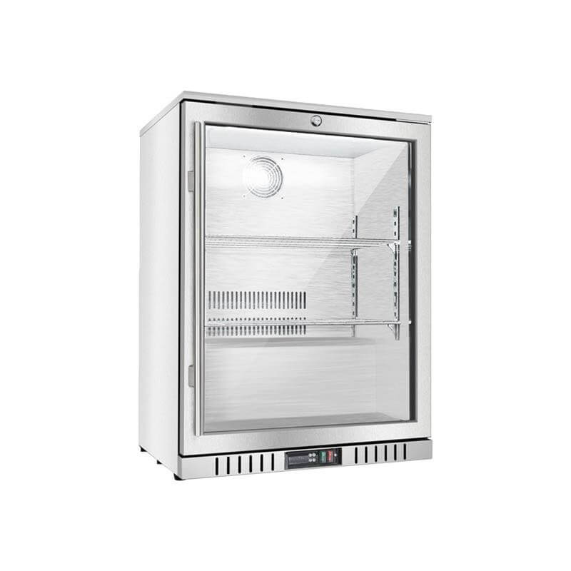 barowa witryna chłodnicza, stalowa, 1-drzwiowa, V 133 l 882143