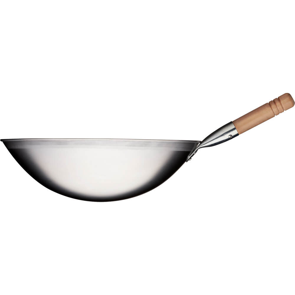 patelnia wok, stal satynowana, Ø 400 mm 037400