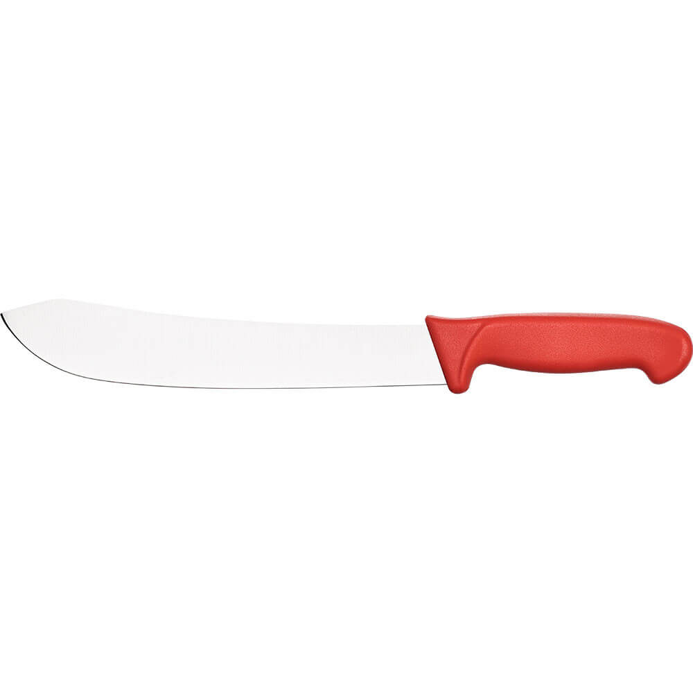 nóż masarski L 250 mm czerwony 284251