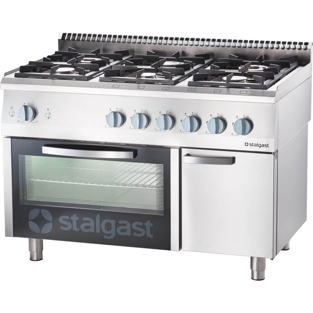 kuchnia gazowa, 6-palnikowa z piekarnikiem gazowym, 32.5+5 kW, G30 9711130