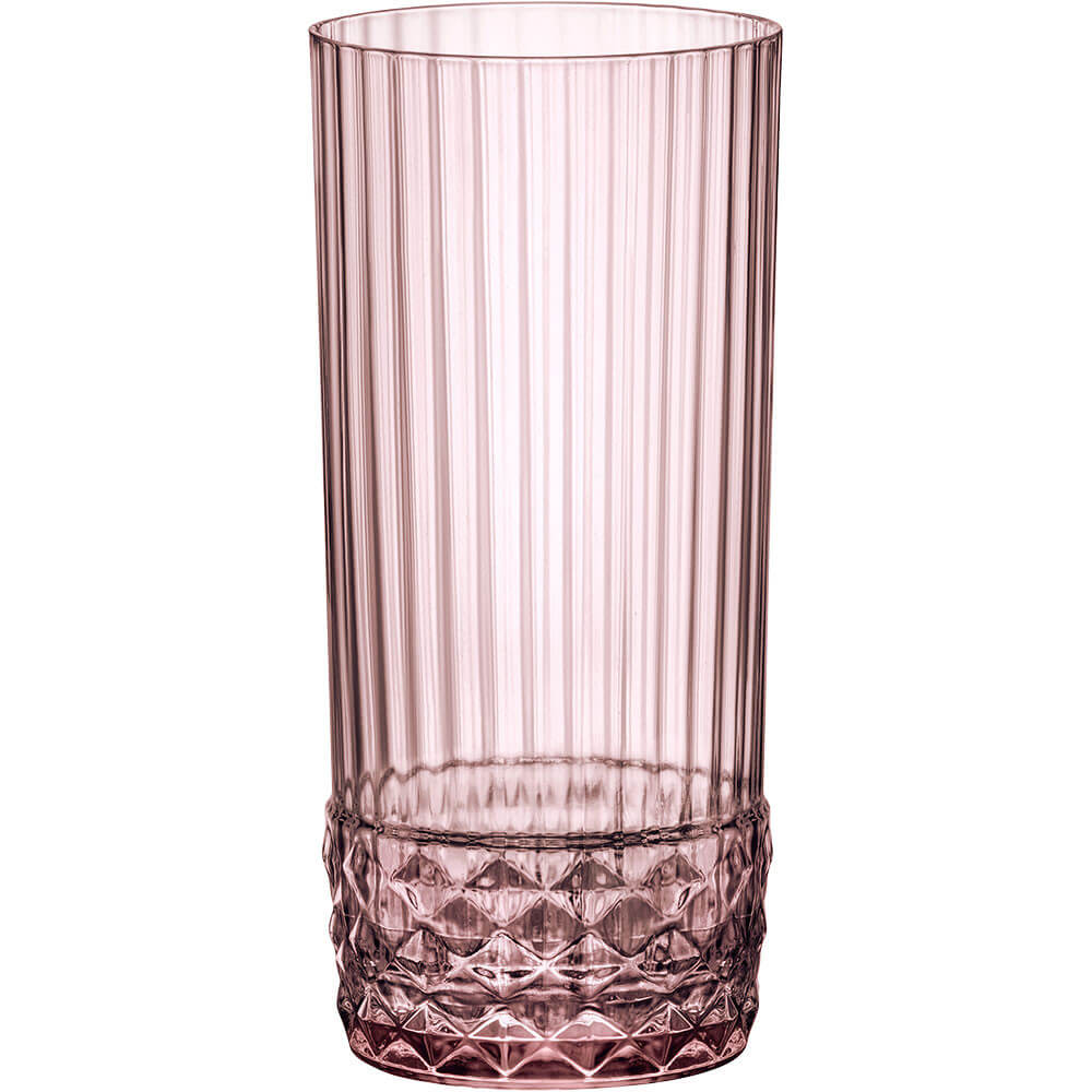 szklanka wysoka, lilac rose, America' 20 s, V 490 ml 400425