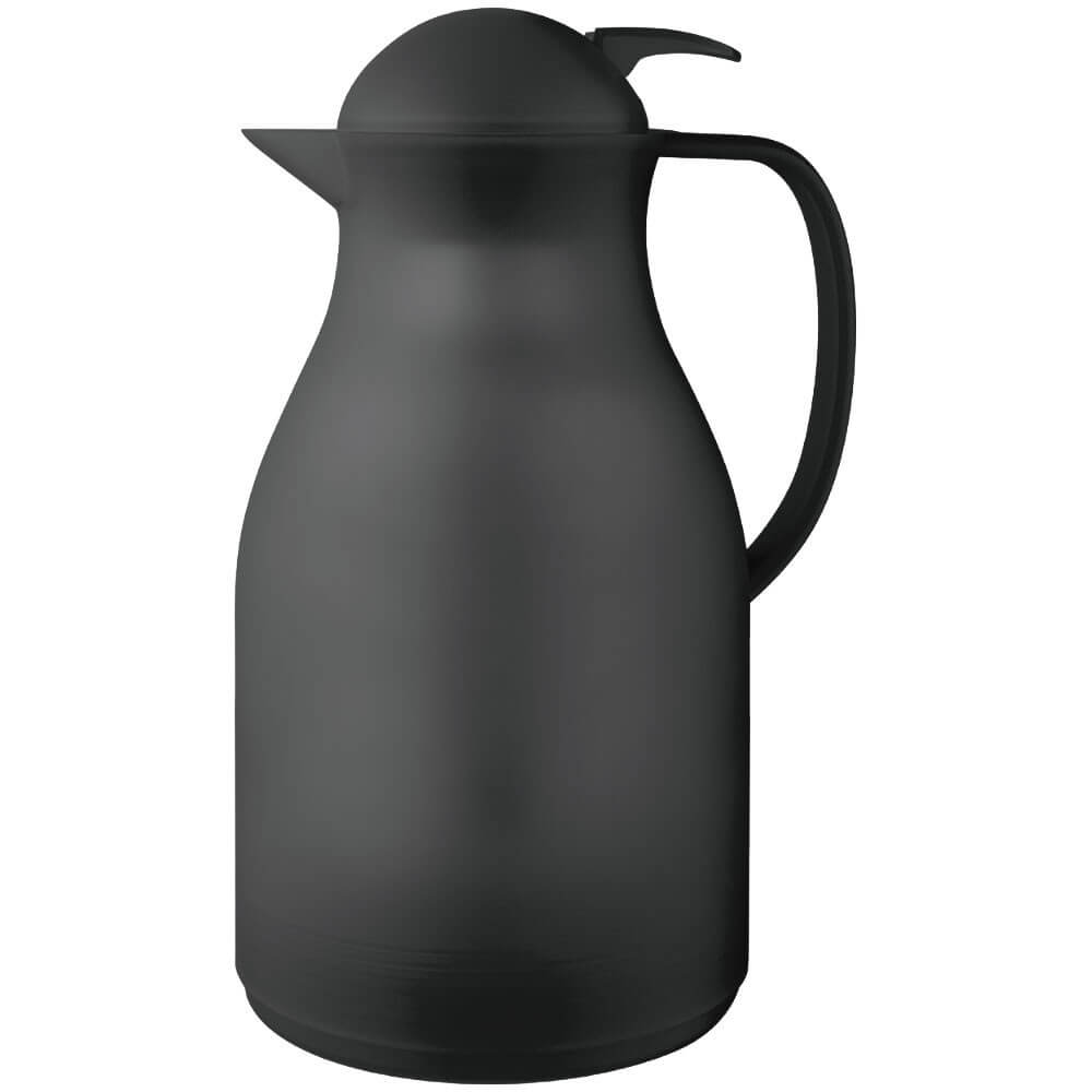 termos stołowy z przyciskiem, czarny, V 1,5 l 382153