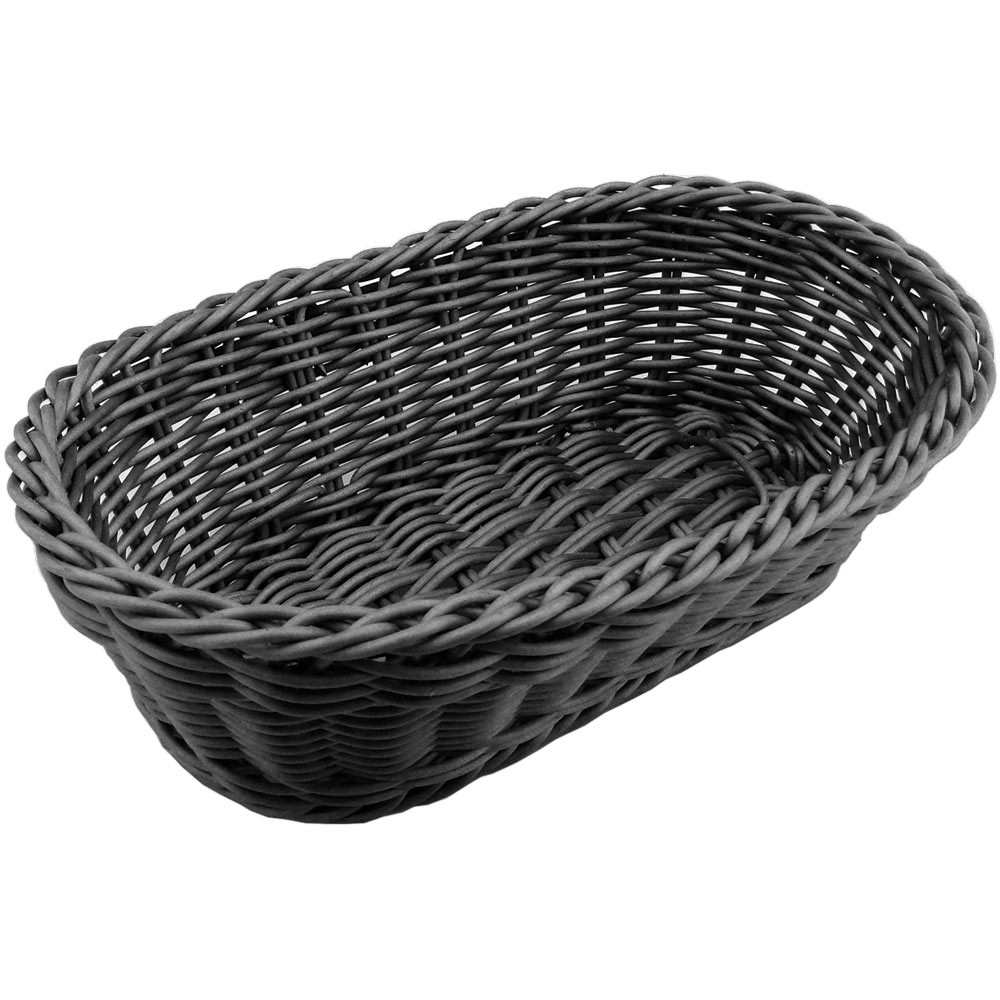 koszyk uniwersalny z polipropylenu, czarny, 230x115x75 mm 361233