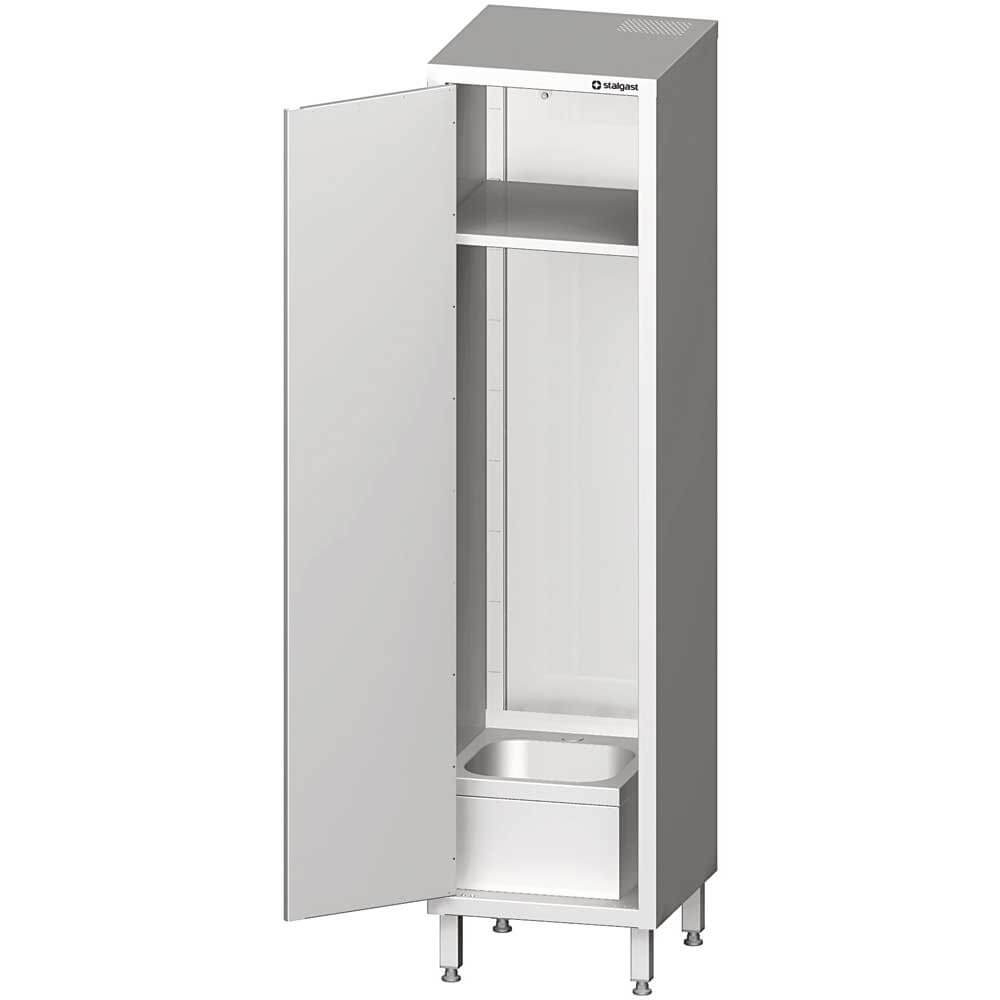 szafa stalowa porządkowa ze zlewem, 500x500x2000 mm 617000