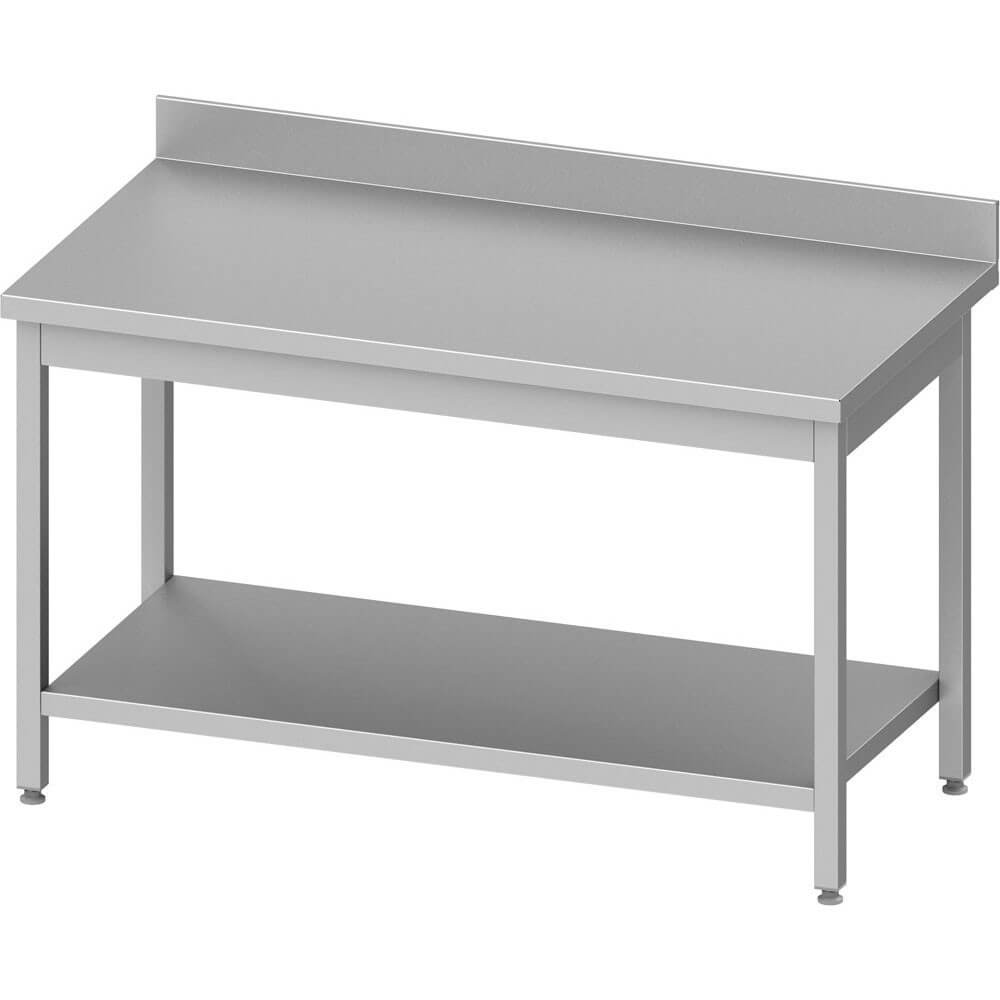 stół przyścienny z półką 1200x700x850 mm skręcany 950047120