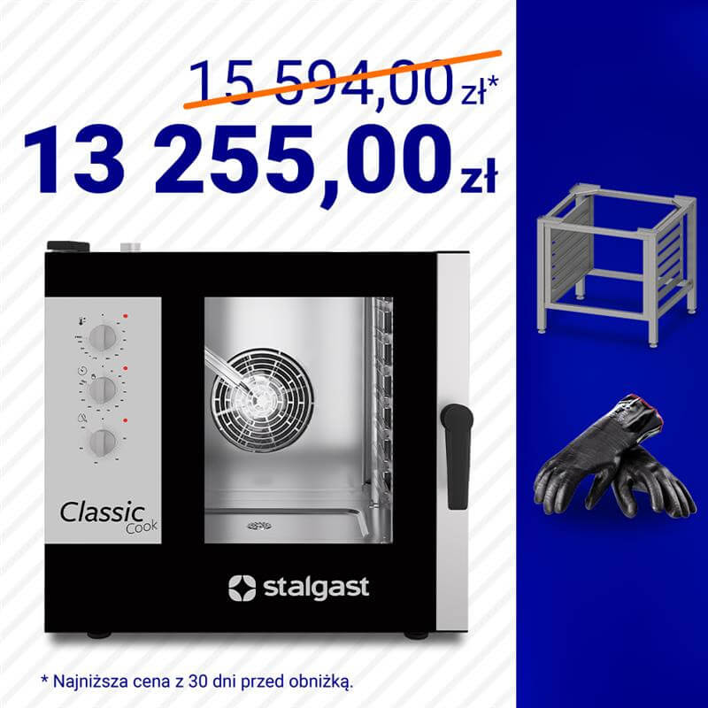 piec konwekcyjno-parowy 9100045 z wyposażeniem 9100045P35