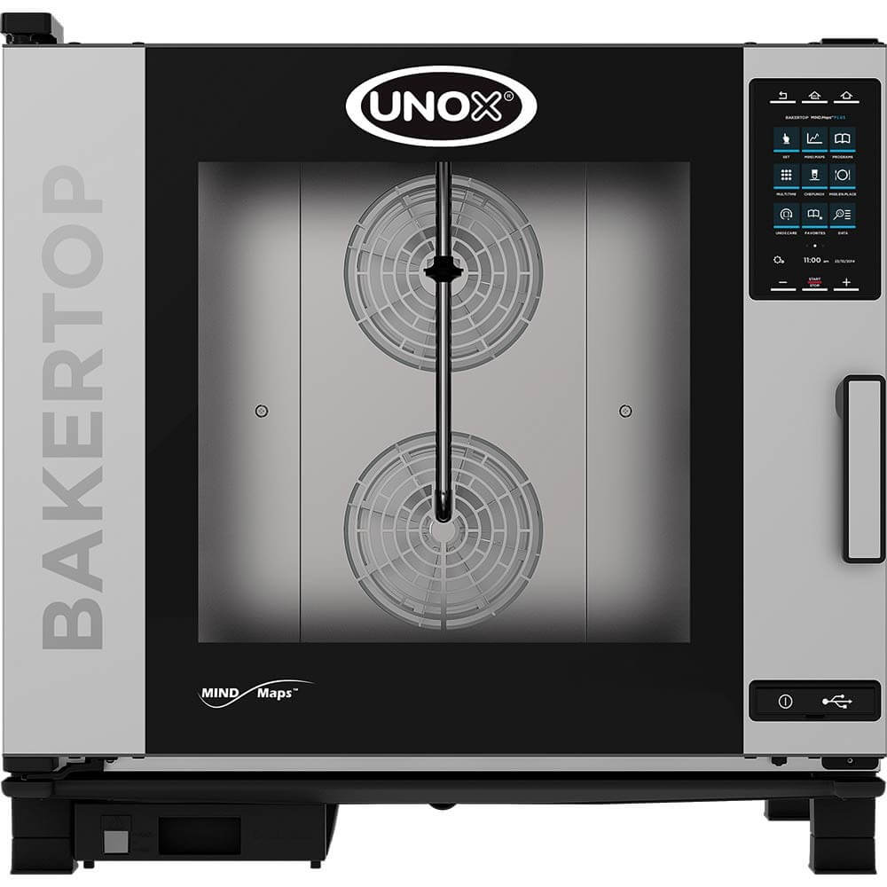 piec konwekcyjno-parowy, piekarski, BakerTop Mind.Maps Plus, gazowy, 6x(600x400) P 19 kW, XEBC-06EU-GPR N038020662