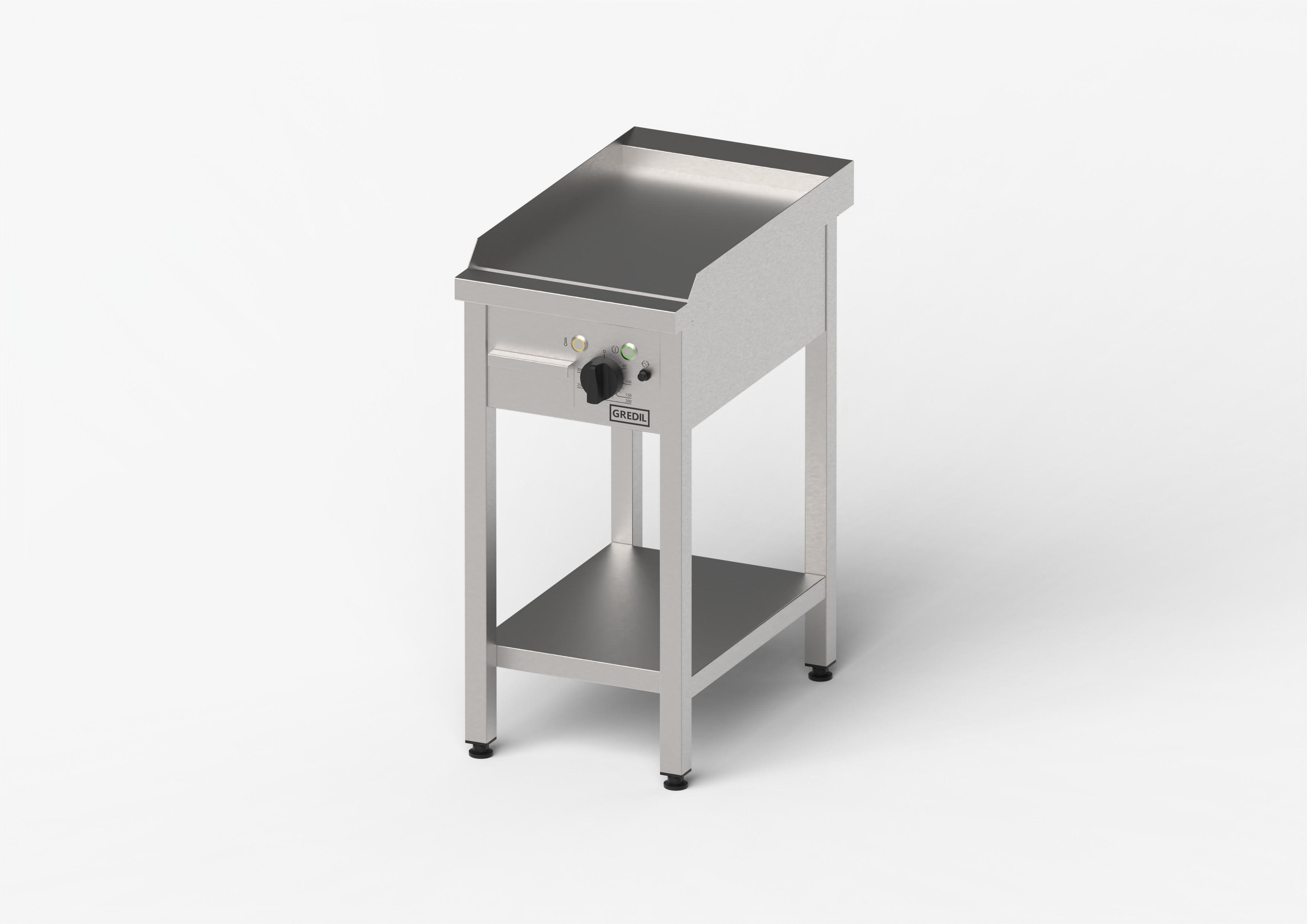 płyta grillowa elektryczna, gładka, Gredil, 400x700x850 mm, P 4.0 kW, U 400 V 977301