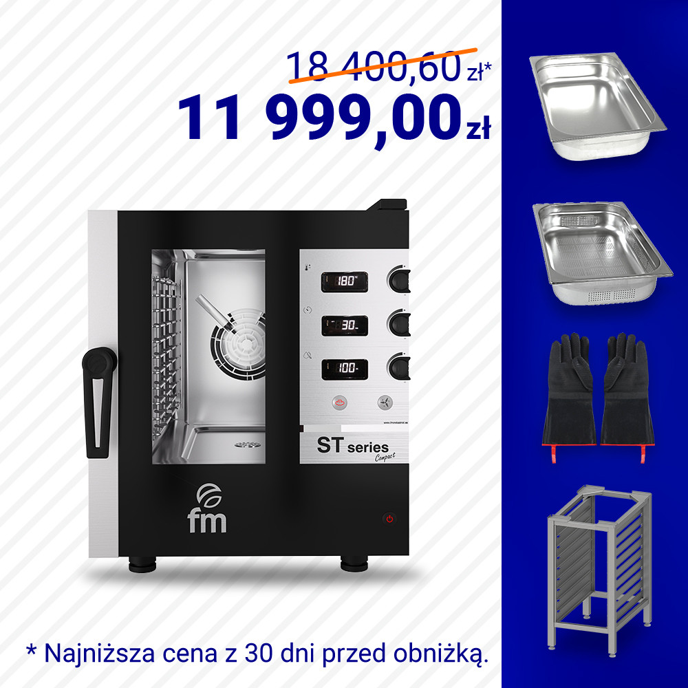 piec konwekcyjno parowy compact  4/6/11xGN1/1 z wyposażeniem 9107463P35