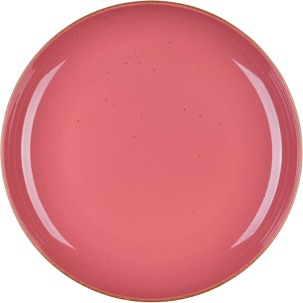 talerz płytki, kolor koralowy, Rondo, Ø 270 mm 390097