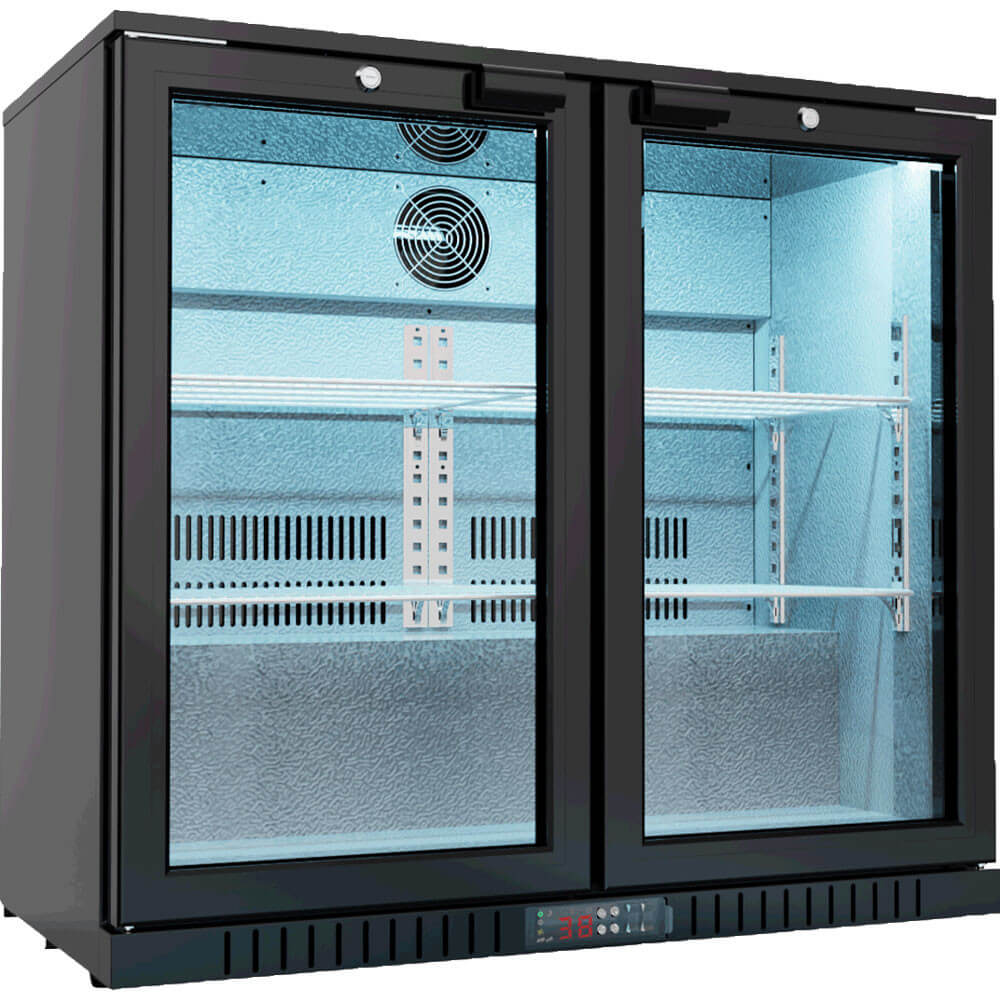 barowa witryna chłodnicza, 2-drzwiowa, V 198 l 882213