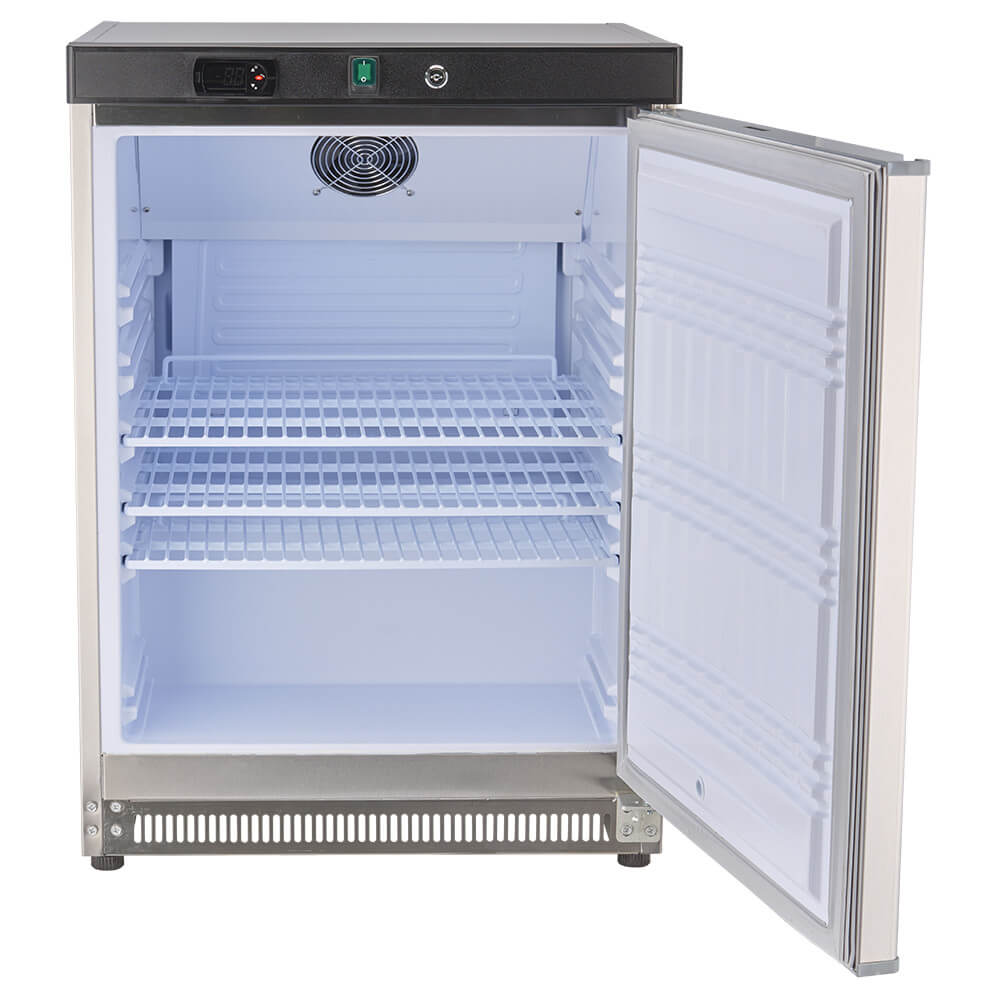 szafa chłodnicza ze stali nierdzewnej, wnętrze z ABS, V 115 l 880175
