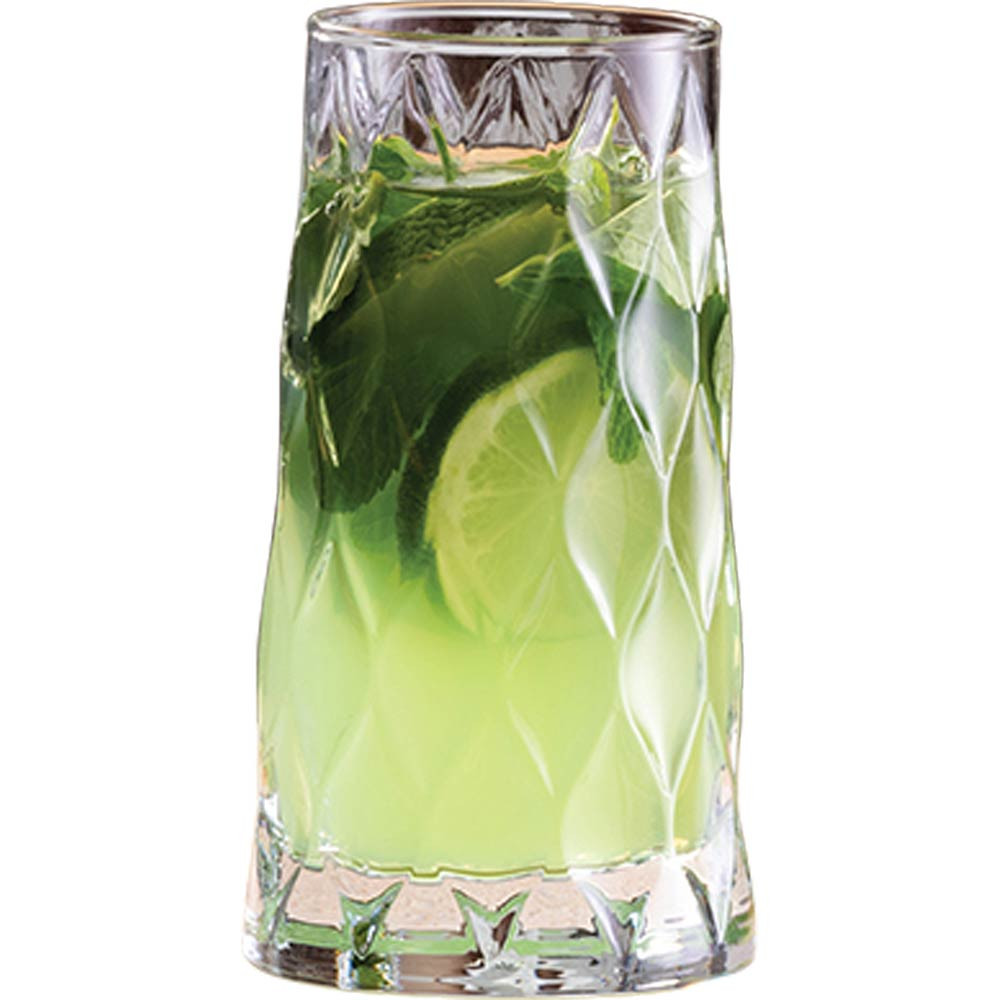 szklanka wysoka do napojów, Leafy, V 345 ml 1