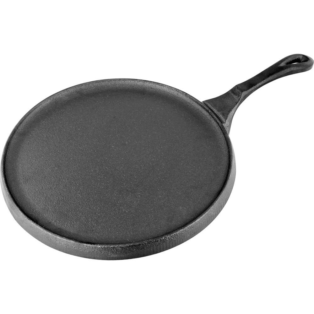 patelnia żeliwna z podstawą drewnianą, rant niski, Ø 255 mm 1