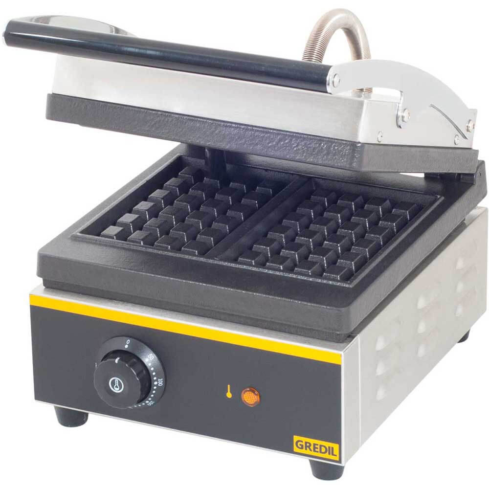 gofrownica, płyty żeliwne z powłoką ceramiczną, Gredil, P 2 kW 1
