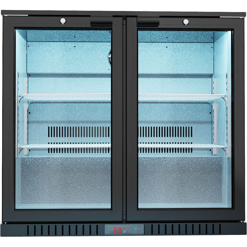 barowa witryna chłodnicza, 2-drzwiowa, V 198 l 1