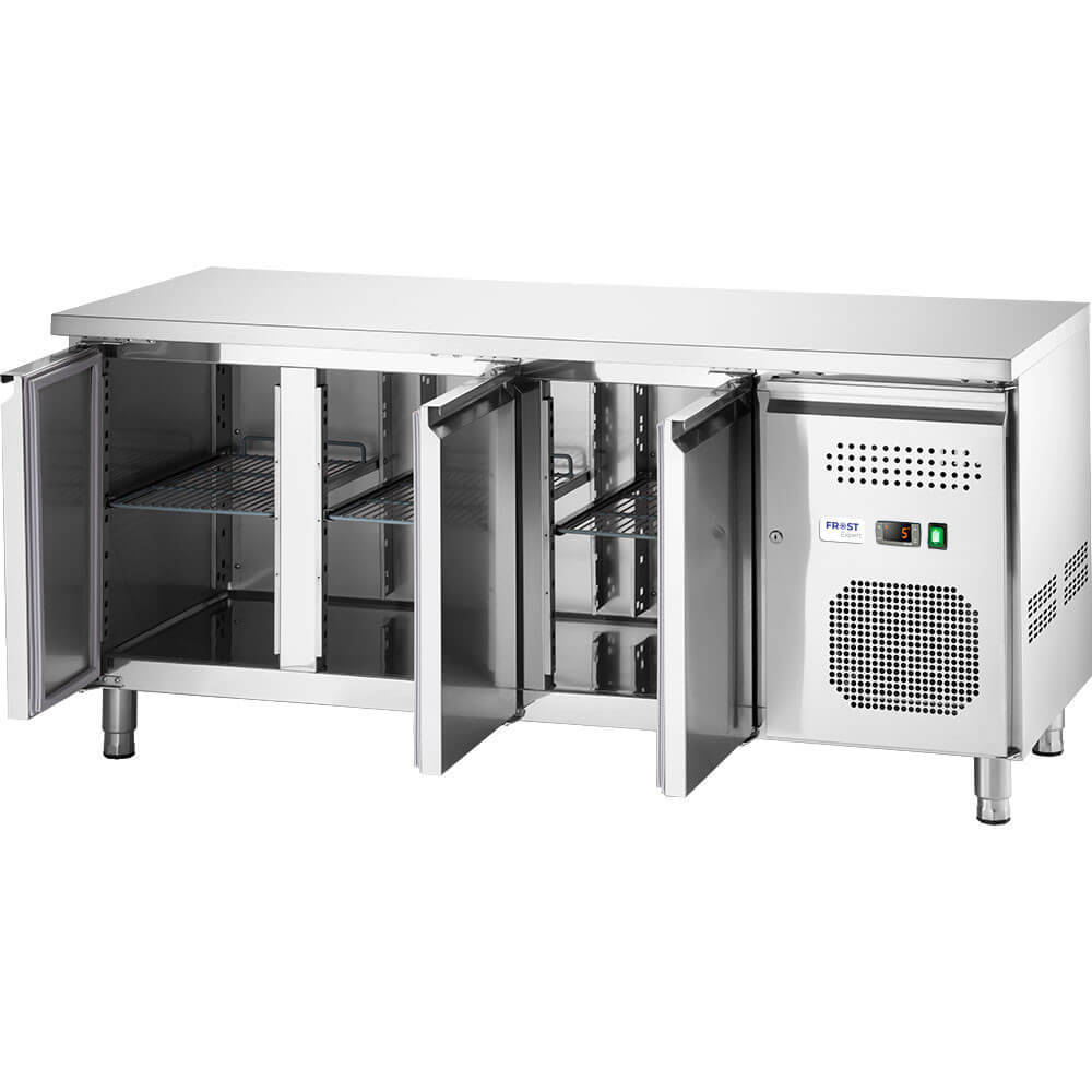 stół chłodniczy 3 drzwiowy, agregat po prawej stronie, Frost, GN 1/1, V 312 l 1