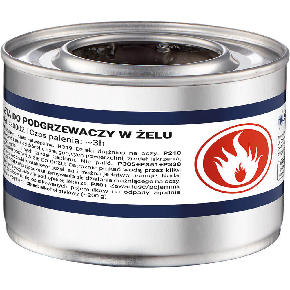 paliwo do podgrzewaczy (w żelu), karton (48 szt) 2