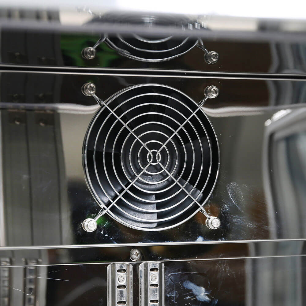 barowa witryna chłodnicza, stalowa, 1-drzwiowa, V 133 l 2