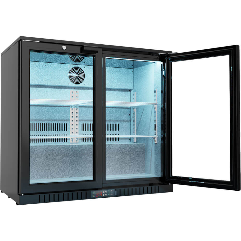 barowa witryna chłodnicza, 2-drzwiowa, V 198 l 2