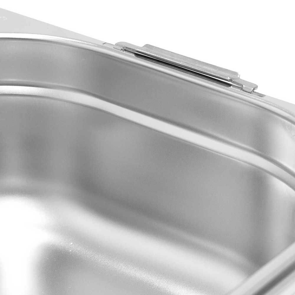 pojemnik stalowy z uchwytami, GN 1/2, H 100 mm 2