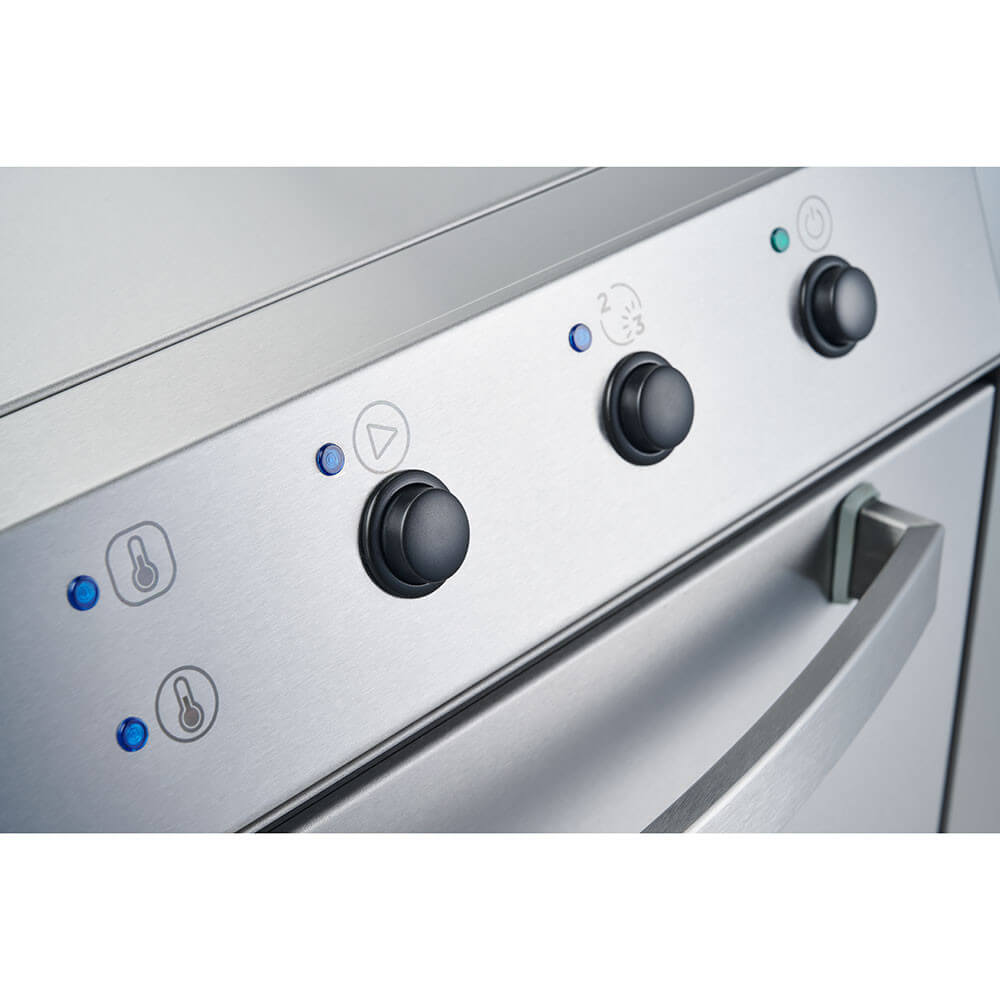 zmywarko wyparzarka z podstawą, uniwersalna, 4.9/3.4 kW, 400/230 V 3