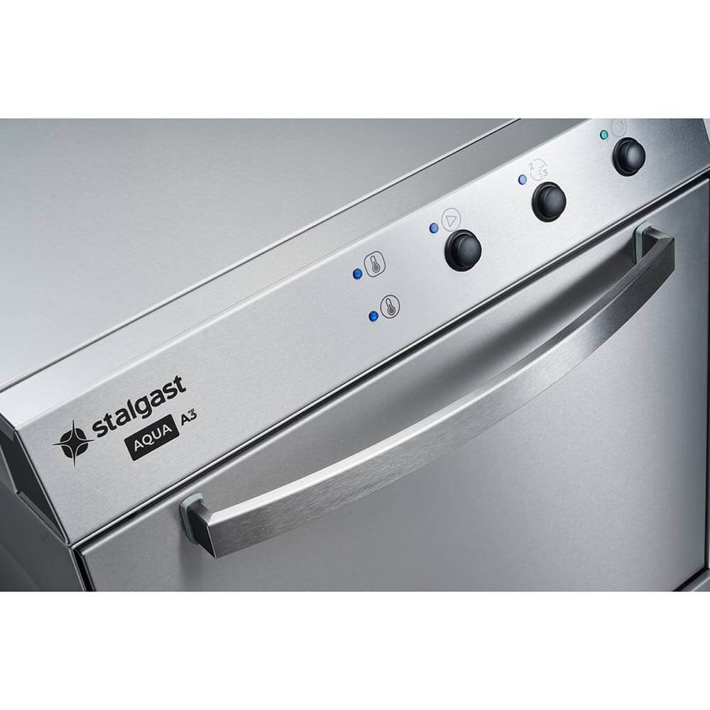 zmywarko wyparzarka, uniwersalna, dozownik płynu myjącego, pompa zrzutowa, P 3.4/4.9 kW, U 230/400 V 3