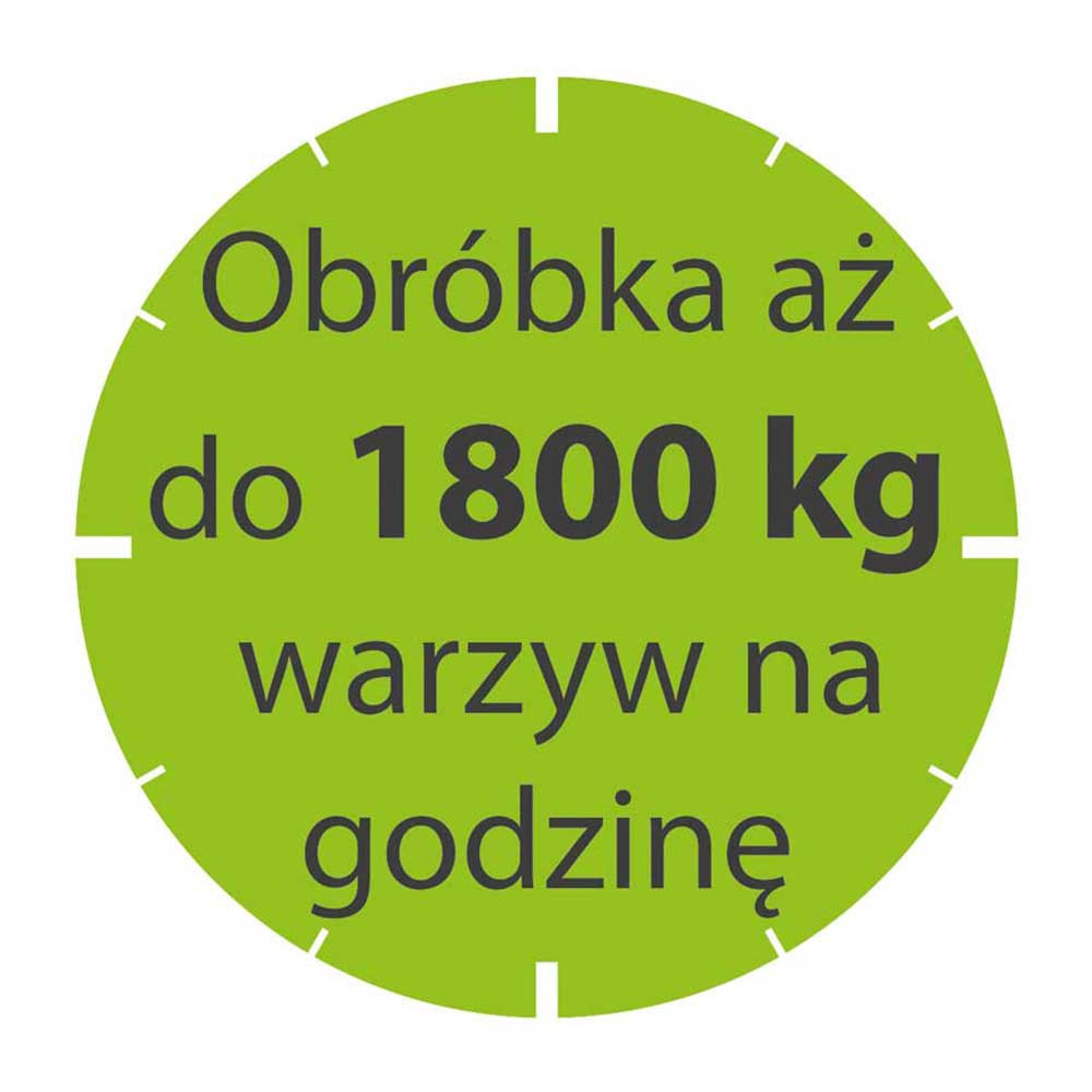 szatkownica CL60 z dwoma podajnikami tarcz 1,5 kW 3