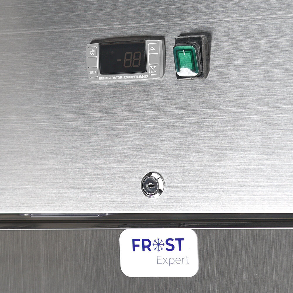szafa mroźnicza ze stali nierdzewnej na nóżkach, Frost, GN 2/1, V 460 l 4