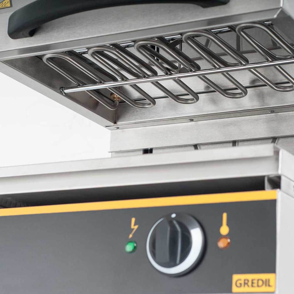 salamander z ruchomą głowicą, Gredil, W 450 mm, P 2.8 kW, U 230 V 4