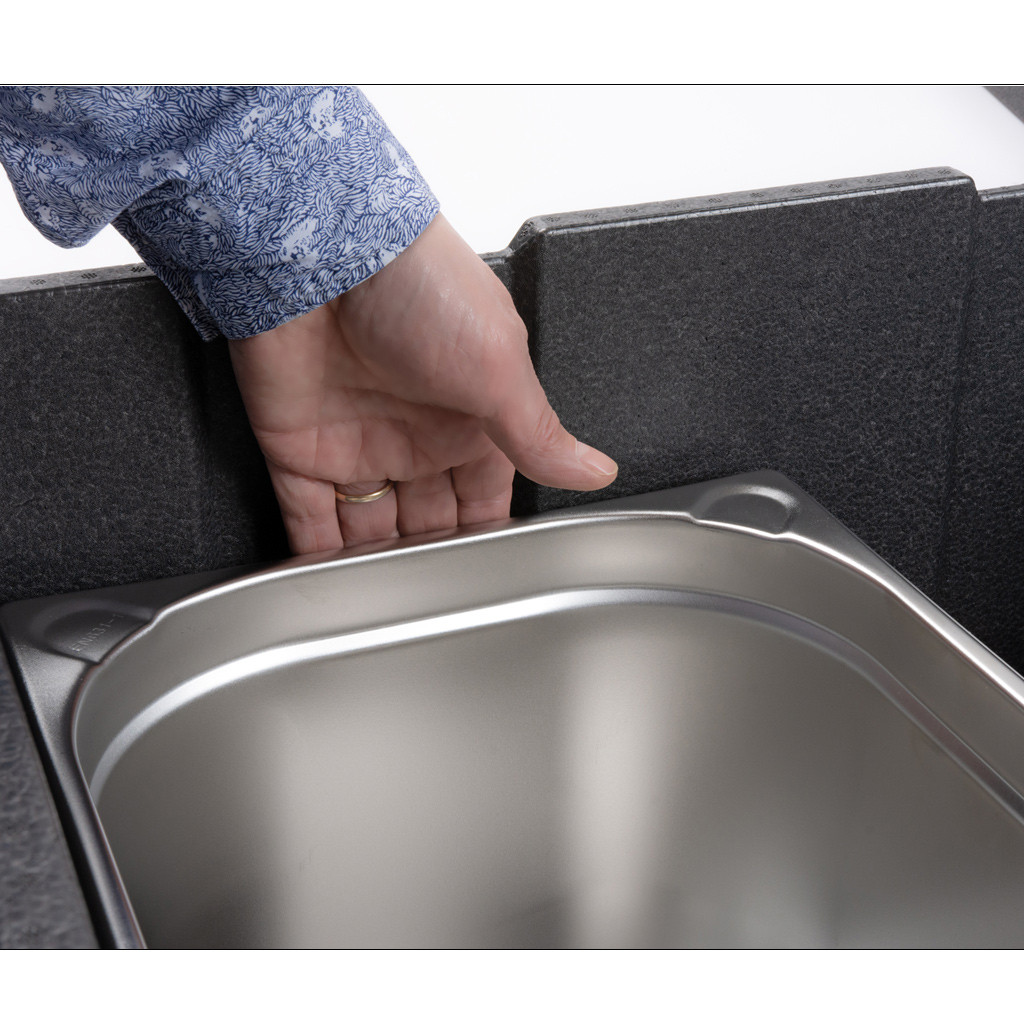 pojemnik termoizolacyjny, Premium, czarny, GN 1/1 200 mm 5