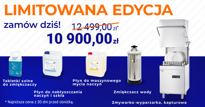 Zestaw jubileuszowy listopad 2025 - zmywarko-wyparzarka
