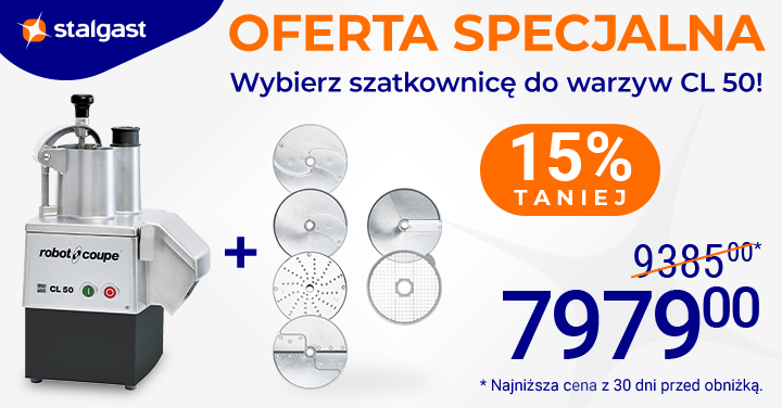 Promocja szatkownica CL 50 Robot-Coupe